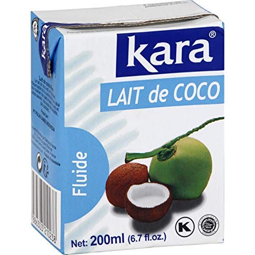 Kara - Leche de coco (200 ml, 3 unidades)