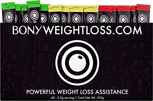 Bony Weightloss: Mixed Flavor 60 Count Sticks with Garcinia Cambogia, Green Coffee Bean