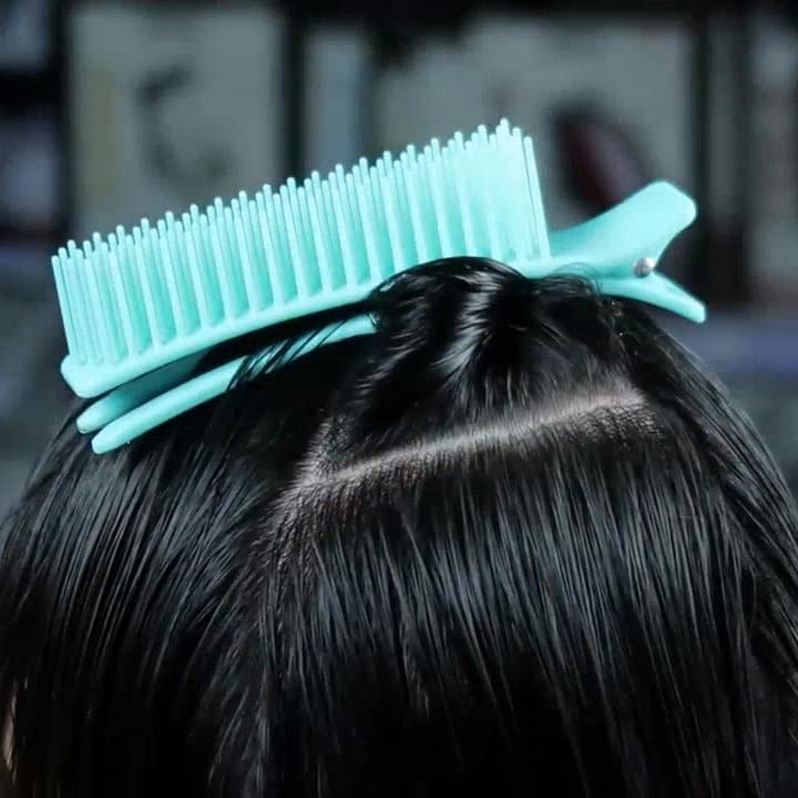 Pinza para colorear HAIRMAM gris de 2 piezas para seccionar cabello largo 5