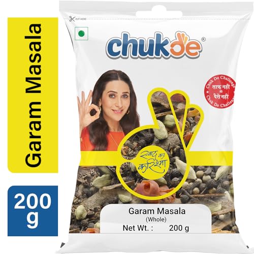 Image of Chukde Garam Masala Whole 200gms | Indian Spice Blend for Rich Flavors | Ideal for Traditional Indian Dishes - Whole Blended Spice Mix