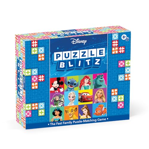 Image of Disney Puzzle Blitz, Puzzle Game, Board Games for Family Night, 8+