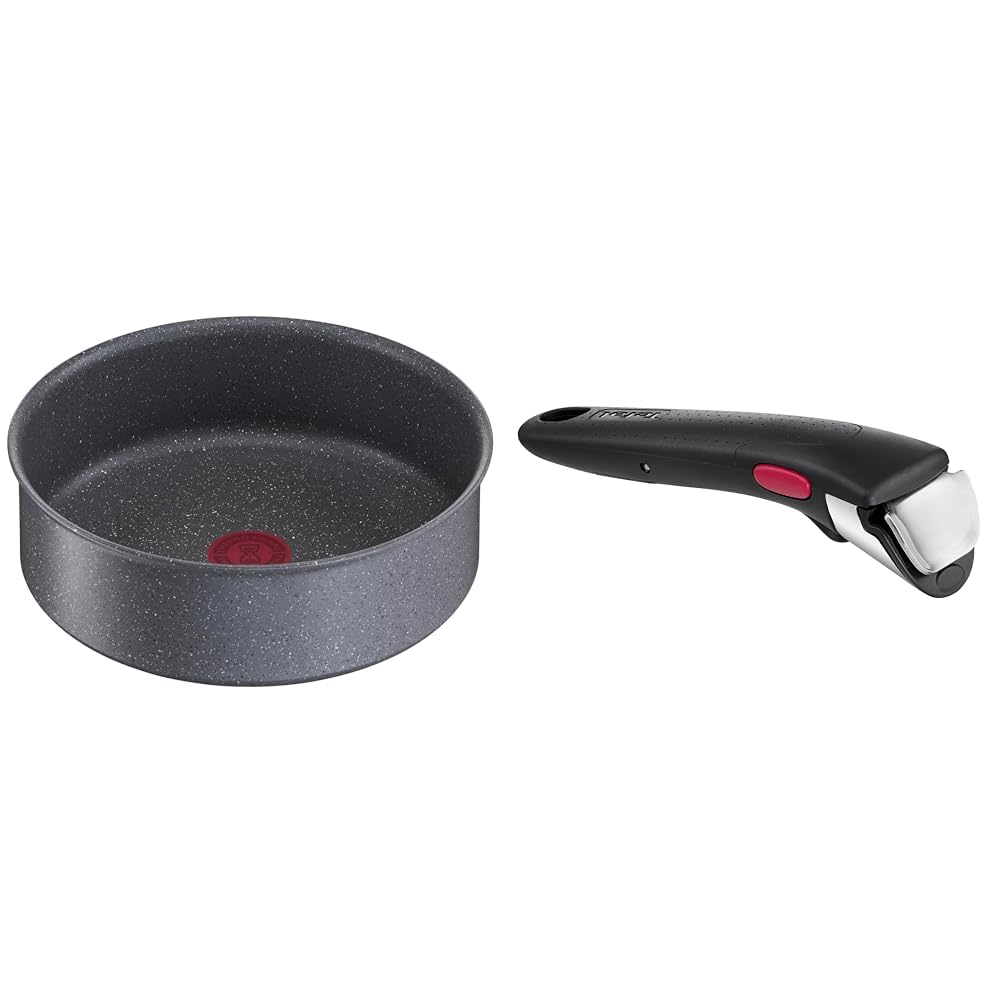 Tefal Ingenio Sauteuse 24 cm, Induction, Antiadhésif, Compatible lave-vaisselle