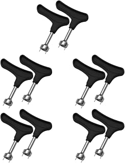 Toddmomy 10 Pcs Sneakers Nail Puller Golfs Shoes Wrench Golfs Shoe Nail Remover Spike Wrench Nail Tools Nail Accessories Nails Remover Golfs Supplies Spike Remover abs Golf Stuff Pointy