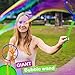 Giant Bubble Wand Set for Kids and Adults with Concentrated Refill, Fun Outdoor and Indoor Activity for Girls, Boys, Toddlers and Children to Enjoy