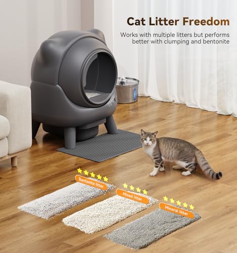 FEELNEEDY Automatic Self-Cleaning Litter Box (Model S20-A) with App & Safety Sensors — view 7