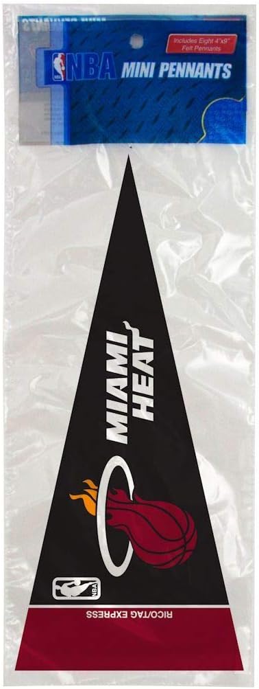 Miami Heat Mini Pennants - 8 Piece Set