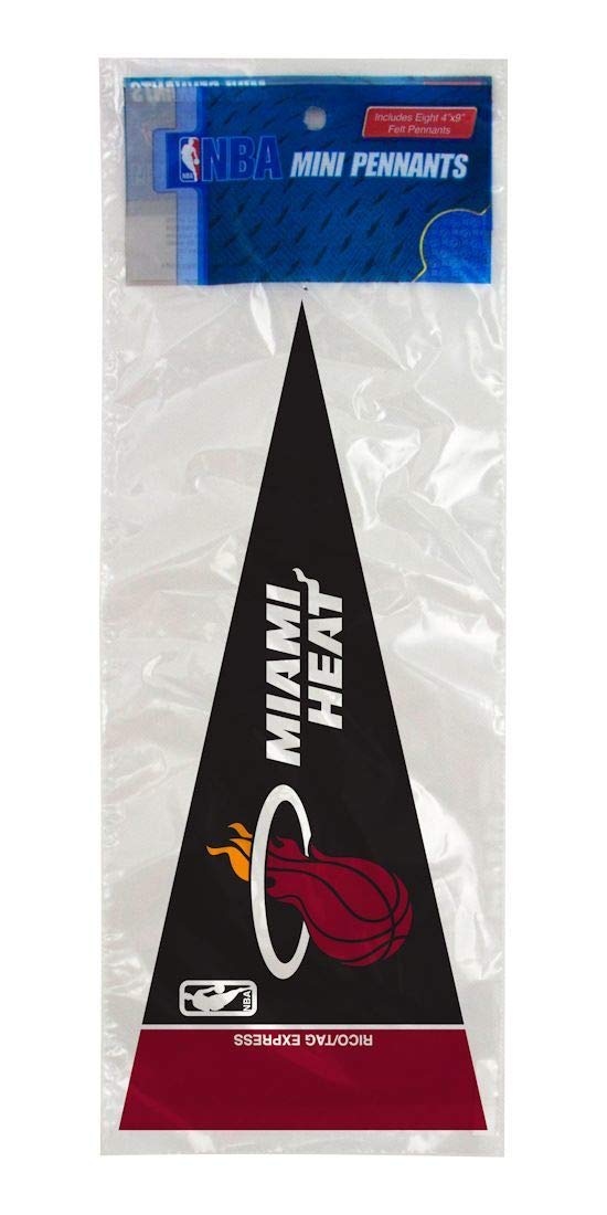 Miami Heat Mini Pennants - 8 Piece Set