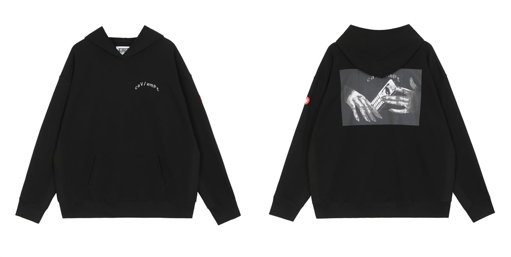 2023fw CAVEMPT C.E Crewneck Men Woman 1:1 Sweatshirts Heavy Fabric Unisex Cav Empt Hoodies (1, M)