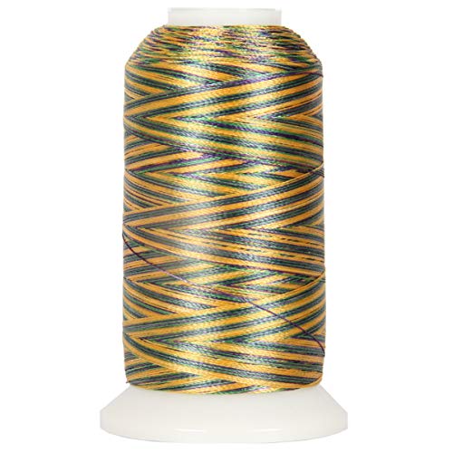 Image of ThreadArt Polyester Machine Embroidery Thread, 1000M 40wt, Mardi Gras