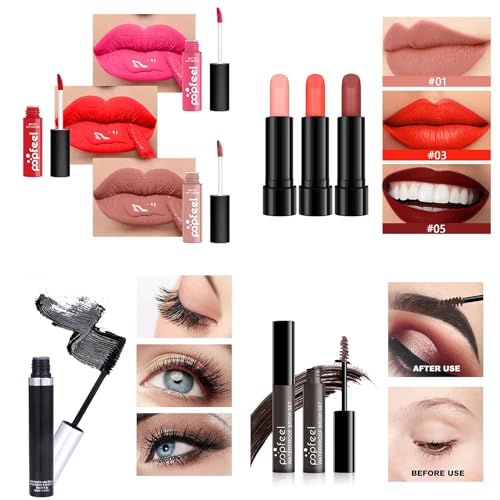 All in One Make Up Set, Make-up Sets, Schminke Set für Frauen, Makeup Set Starter Kit Kosmetik Schmink Set mit Lidschatten Palette, Lippenstift, Eyeliner, Mascara, Pinsel Für Frauen Mädchen – Bild 5