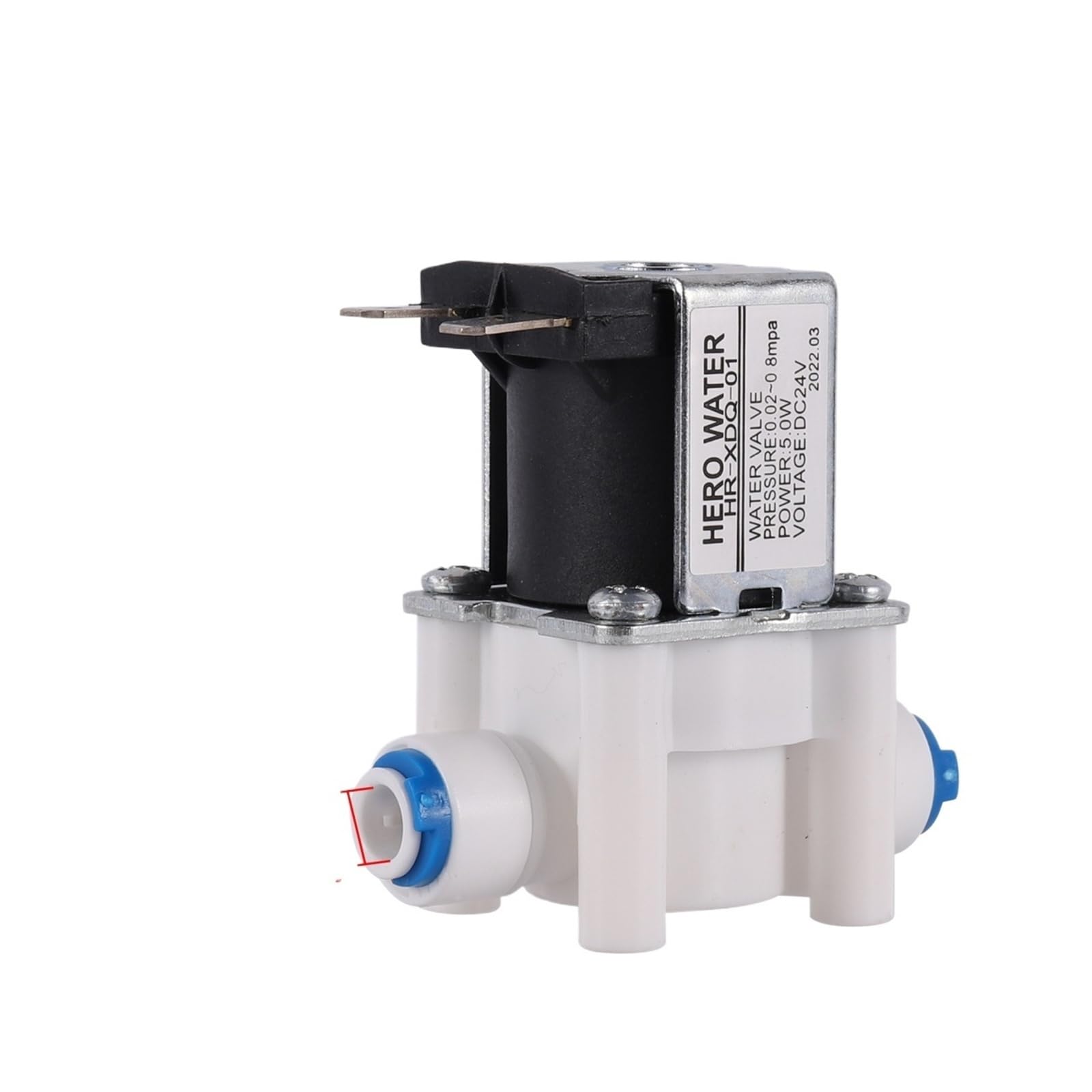 Électrovanne 24V DC NF 1/2 pouce pour régulation d'eau domestique