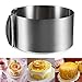 CAKITCHEN Stainless Steel Adjustable Round Cake Ring Mould Mousse Mold, 6'' to 12''