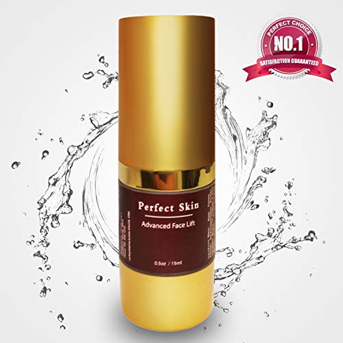 Perfect Skin Face Neck Advanced lift Serum At-Home Alternative to a Professional lifting tightening Treatment double chin reducer wrinkle cream that really works
