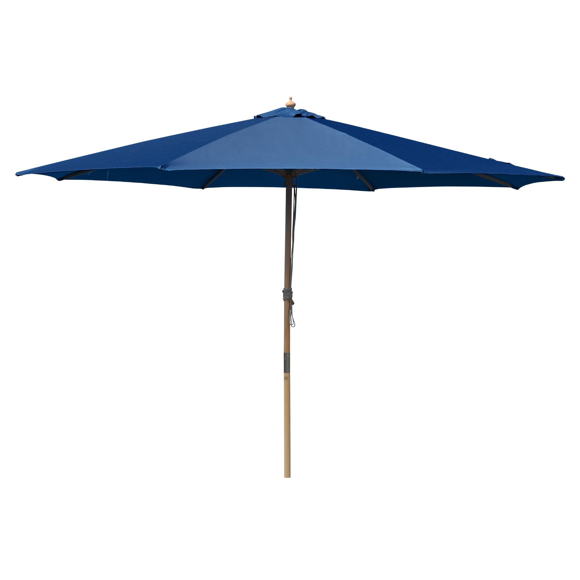 Yescom 13FT Large Outdoor Patio Umbrella Beech 8 Rib Pole for Table Beach Garden Deck Pool