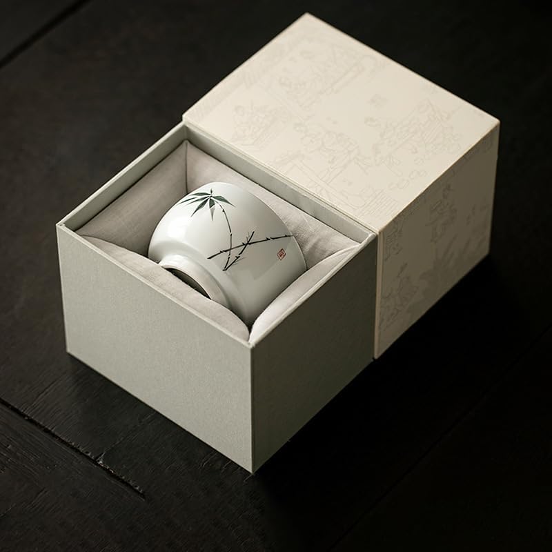 Chinese hand-painted master cup tea cup hand-painted tea cup with gift box-picture6