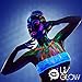 Uv Glow Blacklight Face and Body Paint 0.34oz - Set of 8 Tubes - Neon Fluorescent (All Colours)