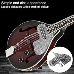 Pickguard pour mandoline, en métal de haute qualité, faible bruit, précâblé, pickup chargé pour l’entraînement des… - Les Beatles, Paul McCartney, John Lennon, RIngo Starr, George Harrison Pickguard pour mandoline, en métal de haute qualité, faible bruit, précâblé, pickup chargé pour l'entraînement des… – Image 6