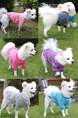 HuaLiSiJi Hundepullover Kleine Hunde Chihuahua Kleidung Welpen Hunde Hoodie, Warm und Leicht, Mit Einer Weichen Textur, Elastizität Leicht zu Tragen (Pink, S)