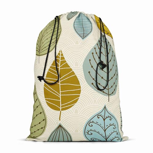 Image of ArtzFolio Autumn Leaf D1 | Reusable Sack Bag | Bag for Gym, Storage, Vegetable & Travel