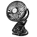 Clip on Stroller Fan Battery Operated - Portable 40 Hours Desk Fan【2019Upgrade Version】with Rechargable 4400mAH Battery USB Cable Auto Oscillating Mini Fan for Baby Outdoor Sports Activities Aomais