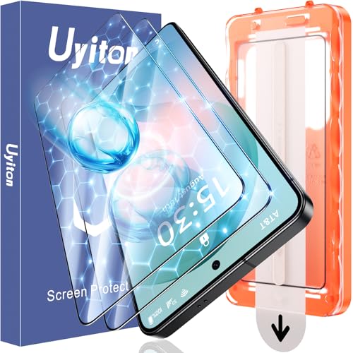 Image of Uyiton for Samsung Galaxy S26 Plus Screen Protector UnBreak-Glass | Ultrasonic Fingerprint Support Auto-Alignment Frame Scratch-Resistant Bubble-Free S26 Plus Screen Protector, 2 Pack