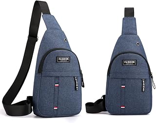 Generic Small Sling Bag for Women Men, Multi-Function Backpack Sling Backpack Chest Daypack Crossbody Bag for Travel Outdoor Hiking