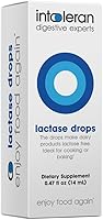 Vista 1 de Intoleran Gotas de enzima digestiva de lactasa - 0.47 onzas líquidas (0.5 fl oz) Enzima lactasa líquida para intolerancia a la lactosa Hace que