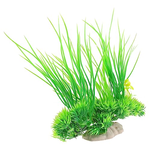 COLLBATH Plantas Acuáticas Artificiales Tanques Pecera De Piedra De Aire Flotante Acuario De Plantas Pecera Plantas Falsas Plantas Artificiales para Acuario Estanque El Plastico