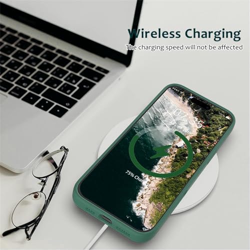 Image of ArmourPro Silicone Back Case for iPhone 16 Pro Max, Soft-Touch Case | Green