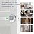 Fingerprint Door Lock,Biometric Smart Door Knob,Keyless Entry Smart Door Lock with Handle,Door Knob with APP Control,Code,Fingerprint, Backup Keys for Bedroom,Home,Hotel,Office,Apartment,Silver