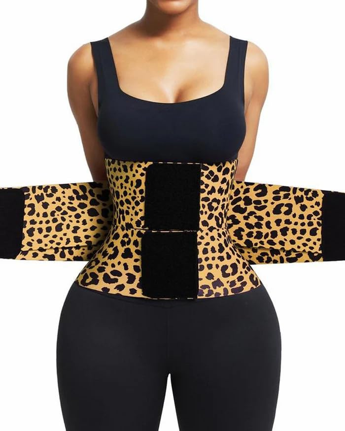 Transientm Belt Waist Cincher Ab Belt Tummy Control Body Shaper, Cinturilla Para Mujer, Waist Trainer with Triple Wrap Women