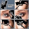 Eye Makeup Moulds Kit Includes Eyeliner Stencil Pads, Eyebrow Applicators Template Plate, Eyeshadow Stencil Stickies…
