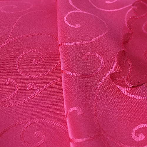 Nappe à fleurs jacquard anti-plis pour grand banquet de mariage et buffet hôtel - 8