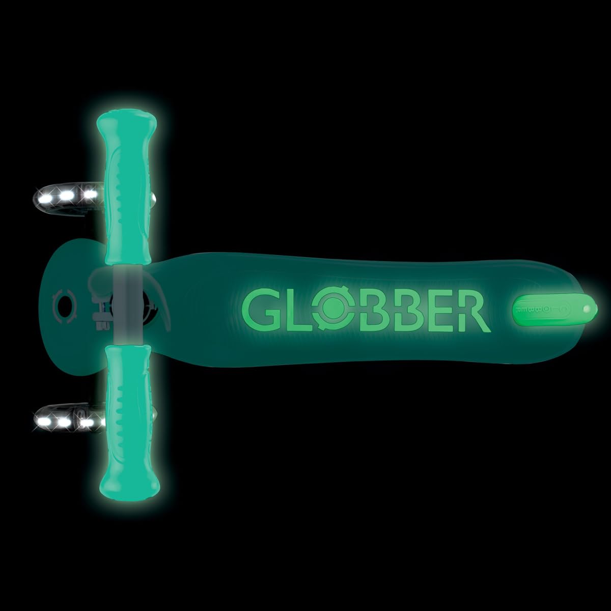 Globber - Primo Plus Glow Lights - świecąca i fluorescencyjna hulajnoga 3-kołowa, od 3 lat