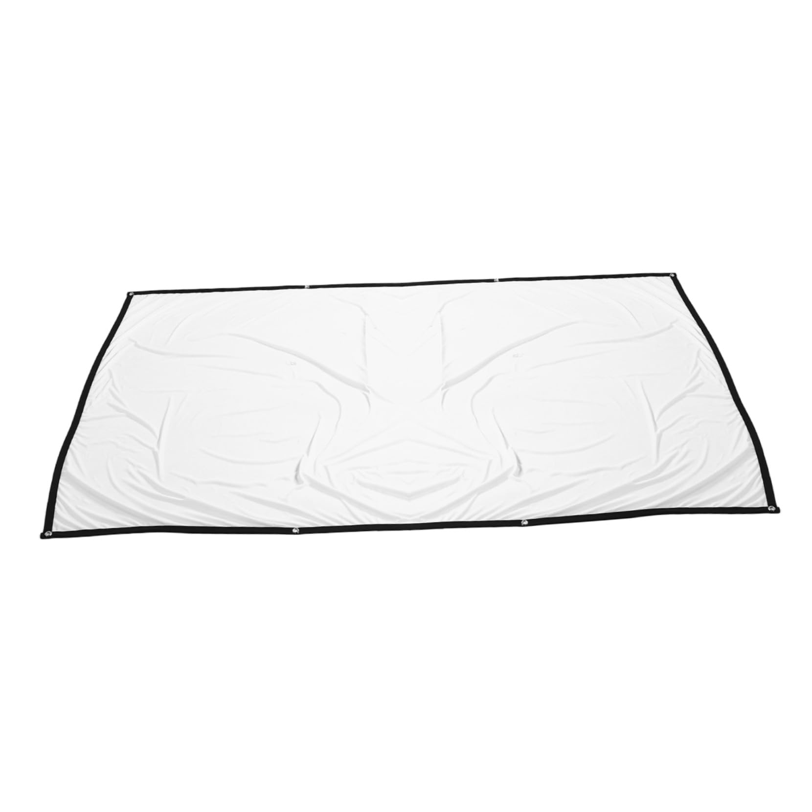 TEHAUX Schermo per Proiettore Pieghevole Bianco Adatto per Uso Interno ed Esterno Schermo di Proiezione per Cinema da Campeggio per Home Theater