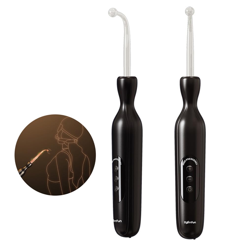 Seckoe Elektro Shock Massagestab SM Elektrostimulation mit 5 Modus BDSM Masturbation Stimulation Foltergerät Elektropeitsche Sextoys Erotik Sexspielzeug für Männe Frau Paar