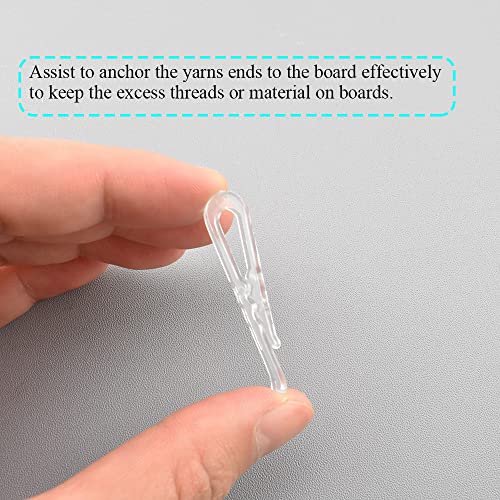 Image of 38mm Length Clear Plastic Alligator Clip Easy Storage Securely Clip Prevent Damage Fabric Flexible Material U Shape Transparent Garment Clips 170 Pieces for Folding Ties Socks Pants Shirts