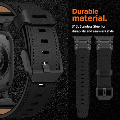 Image of KADES Rugged TPU Sport Band for Apple Watch Ultra 3 /2 /1 49mm, Metal Connectors for Apple Watch Series 11 /10 /SE3 46mm Series 9 /8 /SE2 /7 /6 /SE /5 /4 /3 /2 /1 45mm /44mm /42mm