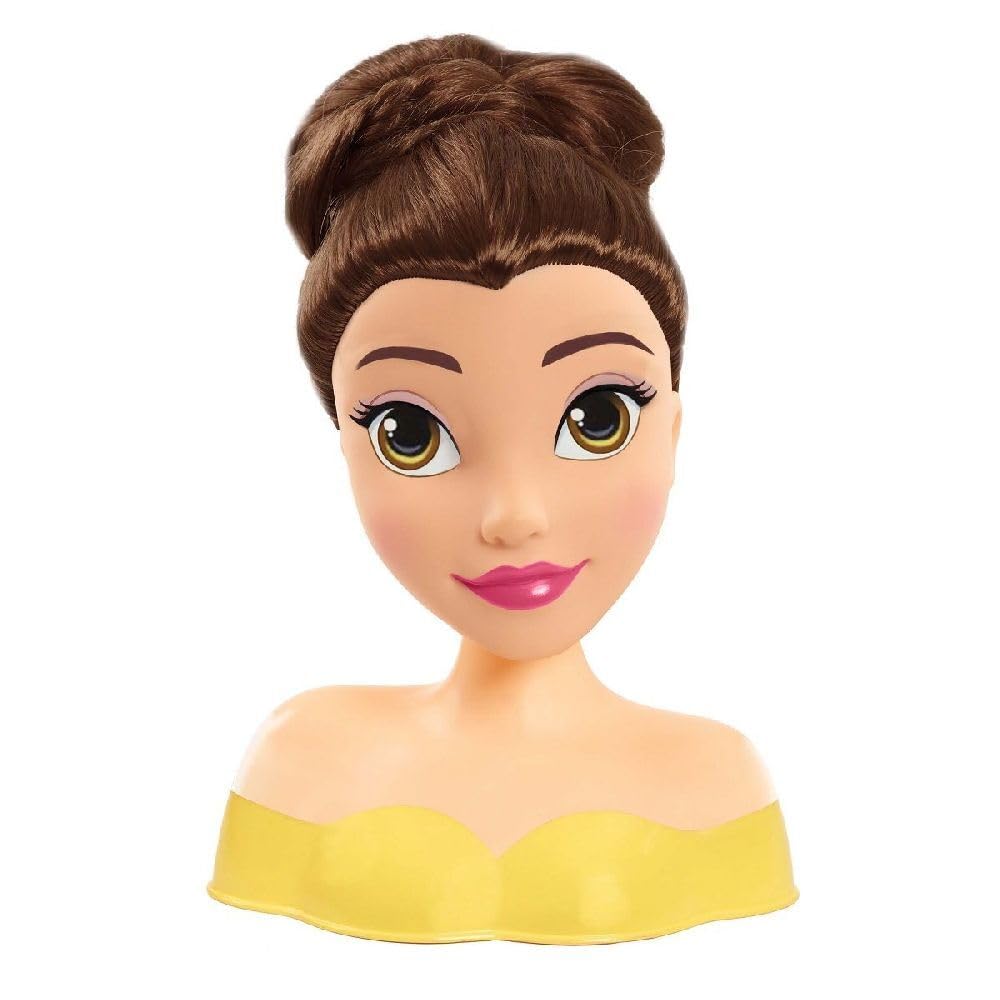 Just Play 2pc Beauty and The Beast Girls Mini Styling Head Belle Pretend Play