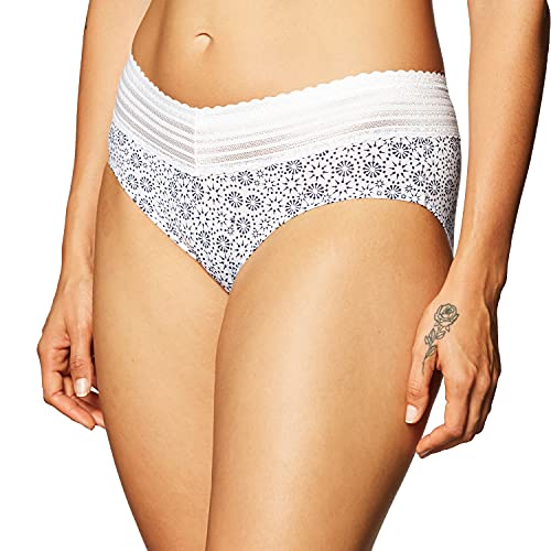 Image of Warner's womens No Pinching No Problems Dig-free Comfort Waist With Lace Microfiber Hipster 5609j