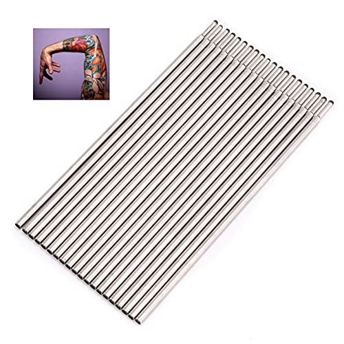 Tattoo Marking Pen, 20Pcs/Box Tattoo Skin Pen Doodler Surfer Tattooing Pen Cores Tattoo Supply Tool, Tattoo Skin Marker Pen Cores Microblading Marking Pen Refill Accessories(Black)