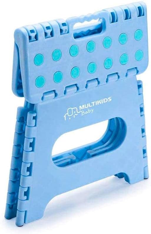 Banquinho Multiuso Dobrável Flop Azul Multikids Baby - BB1009