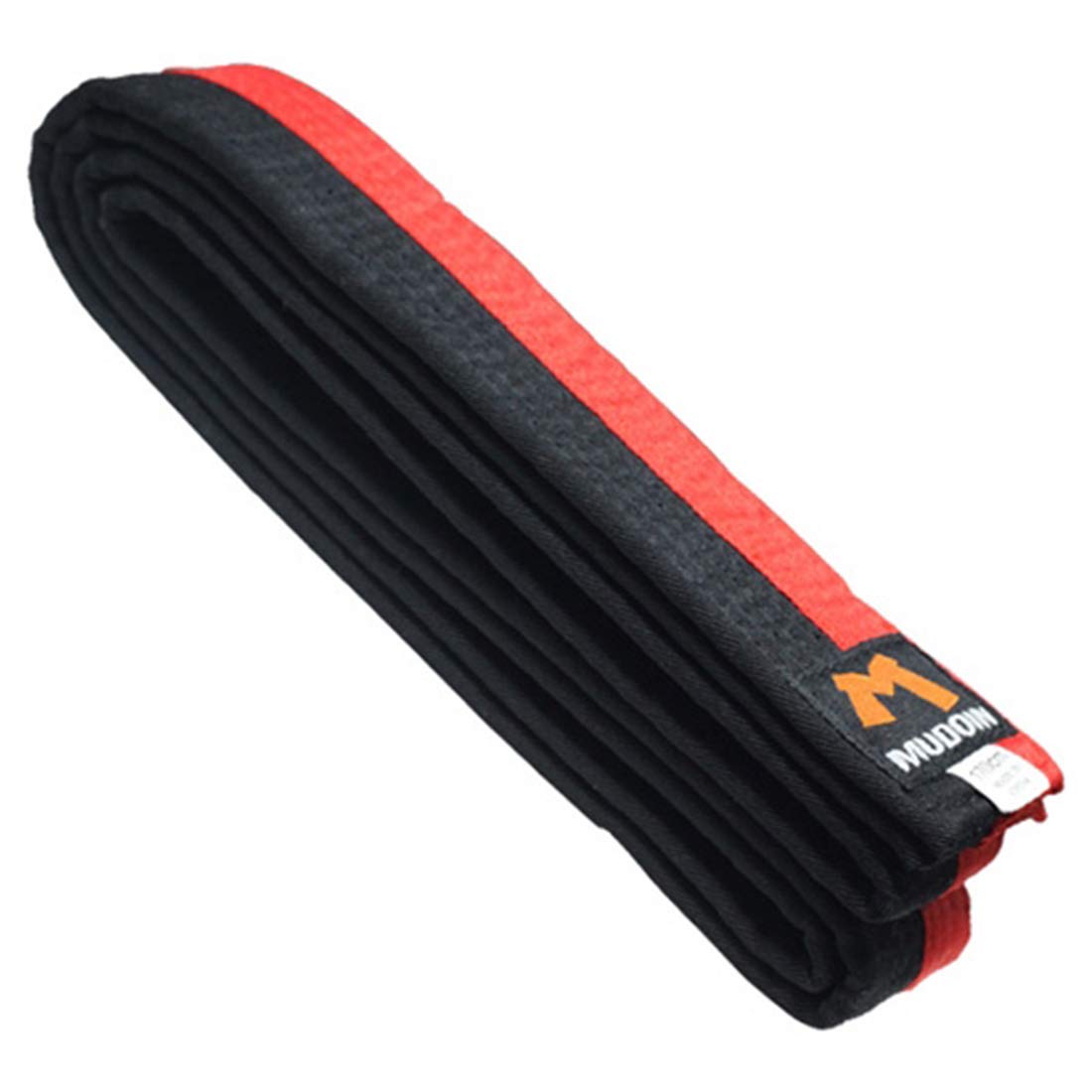 Mudoin Korea Taekwondo Poom Belts(1 Qty) Single Wrap Martial Arts MMA Judo Karate Jujitsu Gym School Academy Training (190cm(6.2ft))