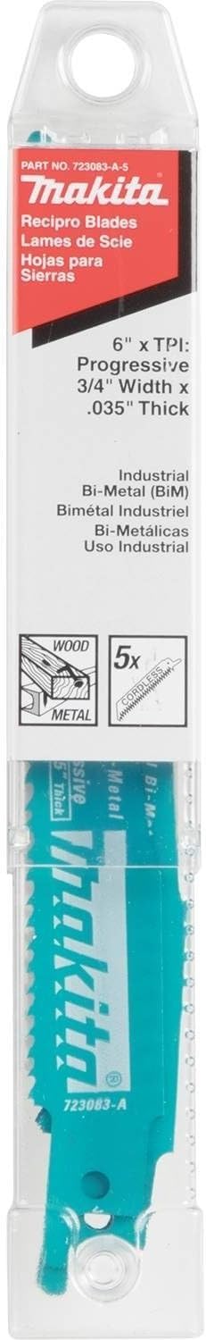 Makita 723083-a-5 (Prog. inalámbrico Recip hoja, 5 unidades