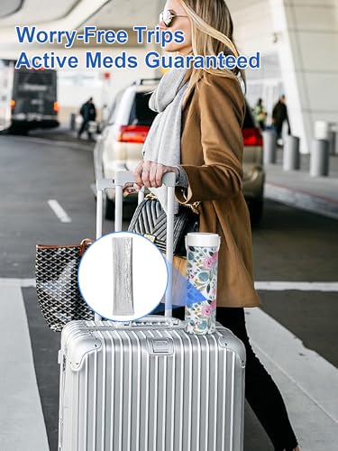 Image of YOUSHARES Insulin Vials Protective Bag - Aluminum Foil Insulated Sleeves Compatible with Diabetic Pens & Peptide Vial, Medicine Organizer Protector for Diabetes Cooler Bottle Travel Case