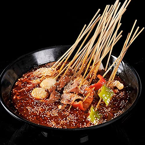 Trwałe, wytrzymałe bambusowe patyczki do szaszłyków BBQ Fruit Shish Kebab Naturalne drewno 25cm Sticks Barbecue Stick na Outdoor Garden BBQ (kolor: 90 sztuk) (50 sztuk)