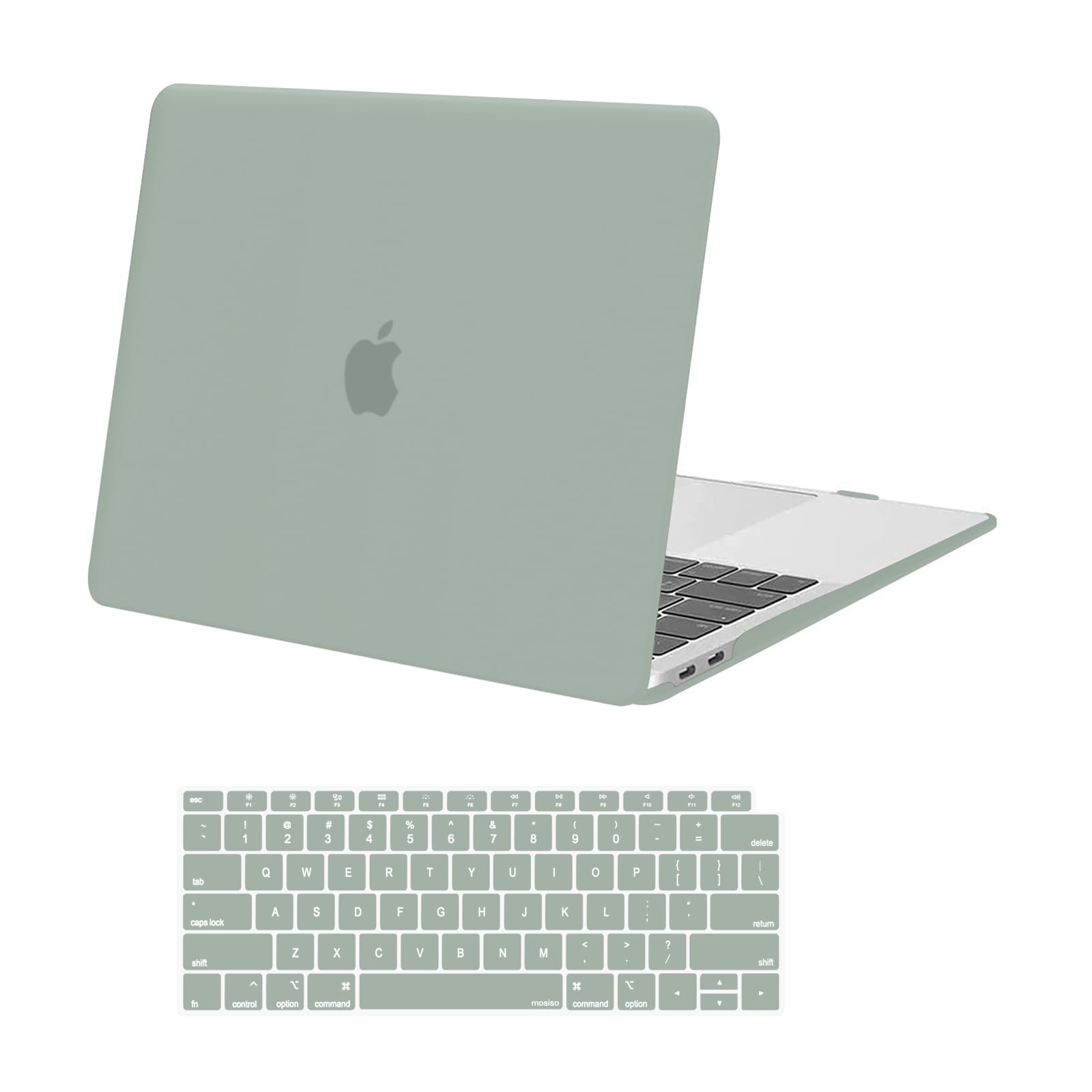 MOSISO Compatible with MacBook Air 13 inch Case 2022 2021 2020 2019 2018 Release A2337 M1 A2179 A1932 Touch ID, Plastic Hard Shell Cover&Keyboard
