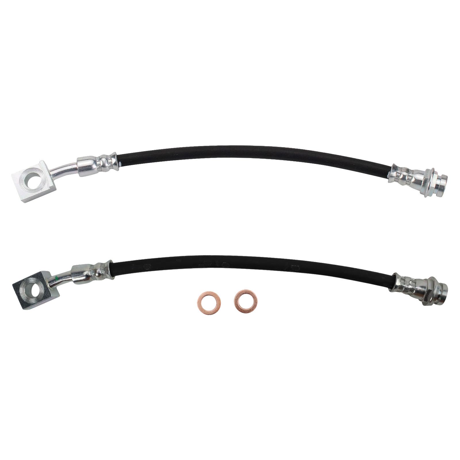TRQ Rear Brake Hose Set