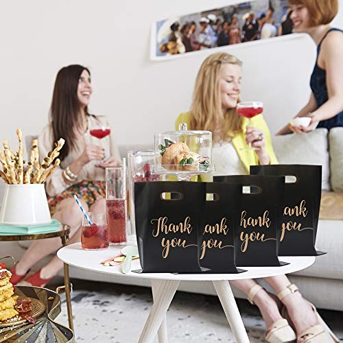 MUKOSEL Reusable Plastic Thank You Bags