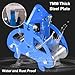 Cable Release Pulley for Industrial Construction Sites/Well/Sewer/Tunnel, Protects and Transports Cables, Steel Construction and 2 Stainless Steel Pulleys (Size : Dia 16cm/6.3in Pulley)